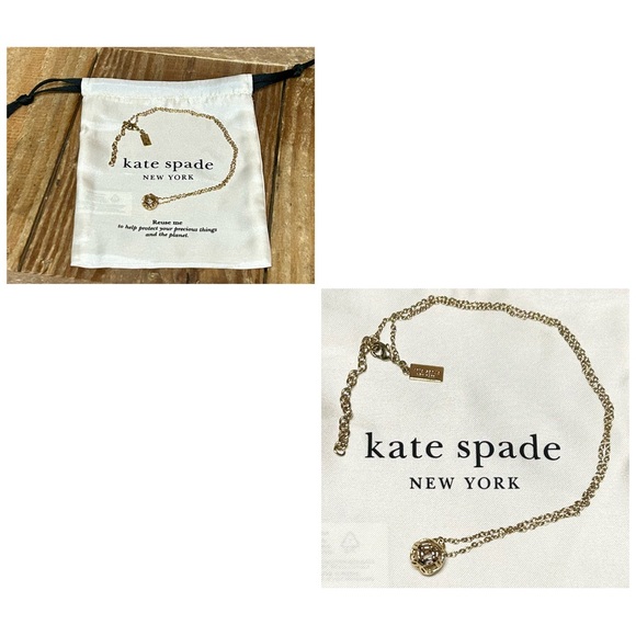 Kate Spade. 7 Piece. Greer Crossbody & Free Bangle, Necklace, Dust Bags & Scarf. - Picture 13 of 16